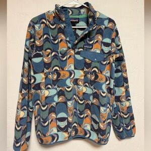Patagonia Synchilla Fleece Jacket - Blue, Green, Purple
